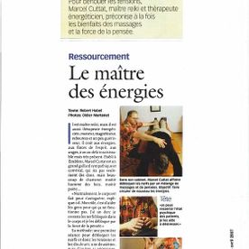 Marcel Cuttat - Maître Reiki - Thérapeute énergéticien - Pully - Illustré du 4 avril 2007
